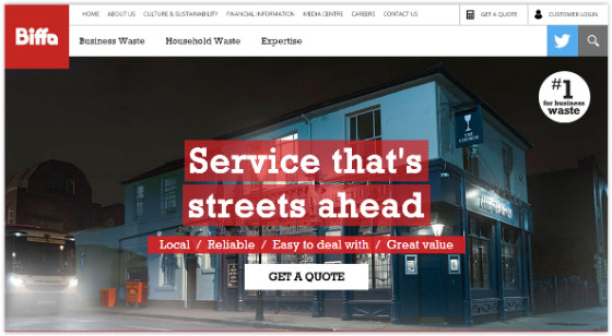 Biffa home page